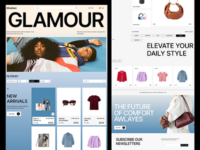 Fashion Ecommerce Website accessories ecommerce website accessories website apparel e commerce e commerce fashion ui e commerce landingpage ecommerce design ecommerce website fashion fashion ecommerce website fashion shop landingpage fashion ui landingpage lifestyle modern fashion modren clothing website online fashion store design products design responsive