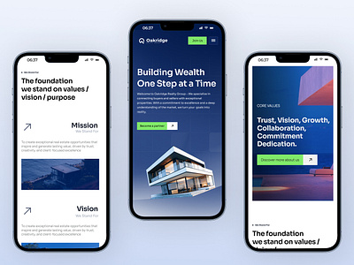 Real Estate website - Mobile Responsive Design business website company website corporate website financial website fintech website investment website landing page luxury real estate mobile responsive modern website real estate real estate landing page real estate website responsive design ui ui design ui ux design web design website