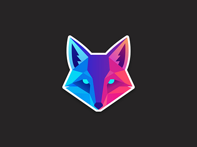 Exclusive Gradient Fox Logo for Sale abstract logo animal logo esports logo fox fox head fox logo futuristic logo gaming logo geometric logo gradient logo logo for sale mascot logo minimal logo modern logo design polygon logo tech logo