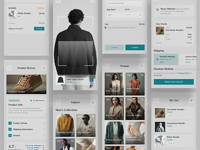 eCommerce Mobile App app design clothing store design e commerce app e commerce design e commerce shop ecommerce ecommerce app fashion app minimal mobile app mobile design online shopping app online store shop shop app shopping app store ui ui design