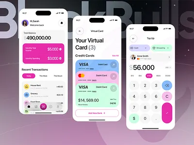 crypto currency wallet mobile ui design blockchain clean crypto portfolio crypto wallet cryptocurrency cryptocurrency app digital wallet finance minimal mobile mobile app modern ui wallet app