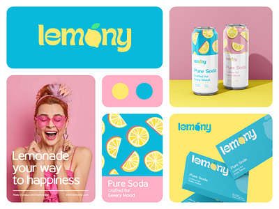 Lemony- logo and branding branding logo ui