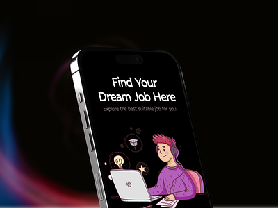 Job finder Mobile App app app design ios job job application job board job finder job finder app job listing job portal job search mobile app