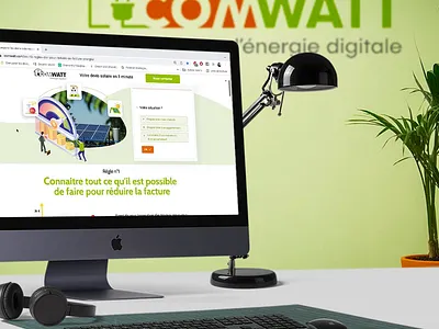 • COMWATT • branding graphic design ui ux