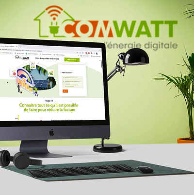 • COMWATT • branding graphic design ui ux