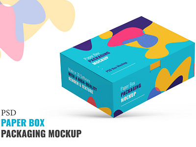 PSD Paper Box Packaging Mockup 3d render download free mockup label design packaging mockup paper box ram studio