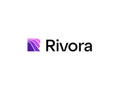 Rivora logo branding custom logo icon identity logo logo mark logodesign r r logo