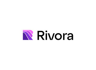 Rivora logo branding custom logo icon identity logo logo mark logodesign r r logo