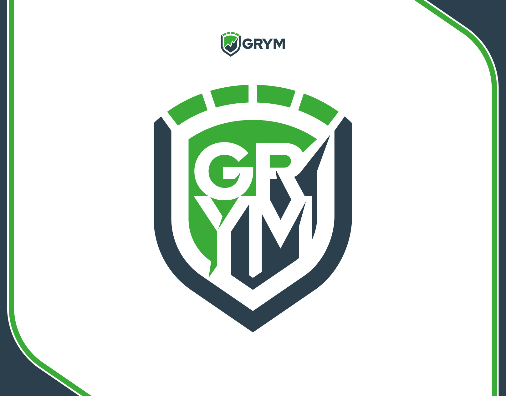 Visual Identity GRYM Studio branding graphic design logo design social media visual identity