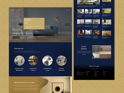 Harris House Designs: From Figma to pixel-perfect Website portfolio
