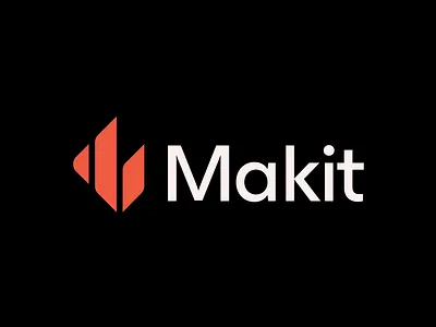 Makit logo and brand mark brand identity branding design growth icon identity logo logo design logodesign logos logotype m logo minimalist modern logo symbol vector