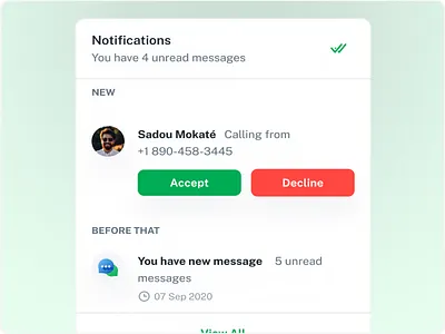 Notifications cards design notifications redesign ui ux