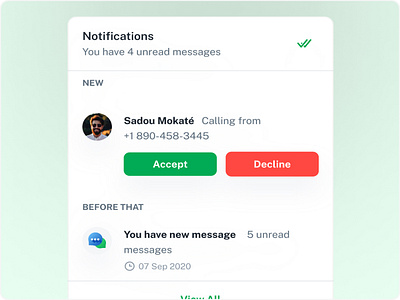 Notifications cards design notifications redesign ui ux