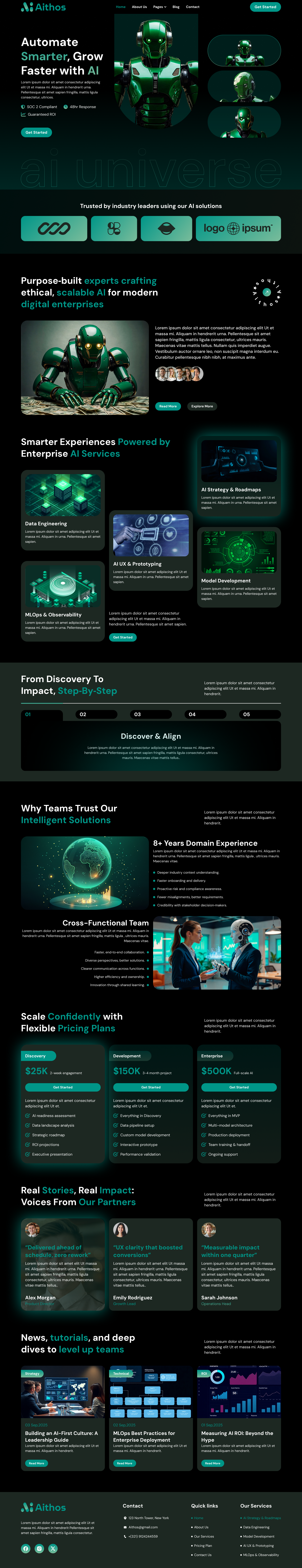 AI-Powered Web Design Concept