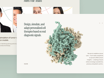 xymera: AI Precision Medicine & Drug Discovery - Protein Details 3d protein structure ai drug discovery biotech landing page biotech ui biotech web design biotech website biotechnology clean computational biology drug discovery green minimal modern molecular biology oncology pathology precision medicine precision medicine website rna diagnostics therapeutic website