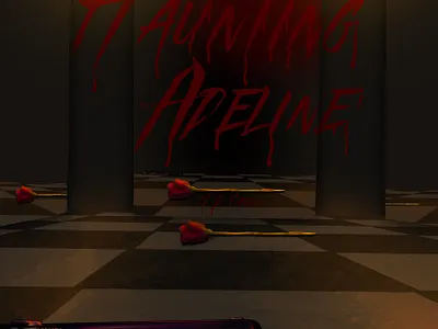 Haunting Adeline by H.D.Carlton book cover Redesigned bookcover graphic design illustration redesigned