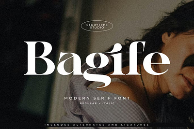Bagife Modern Serif Font calligraphy display display font font font awesome font family graphic design lettering sans serif sans serif font script serif font type typeface typography