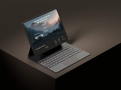 AEV Charging Landing Page Design Concept design ui ux webdesign