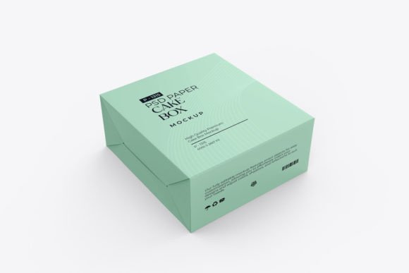 Rectangular Cake Box Packaging Mockup PSD by Ronnie Holt on Dribbble