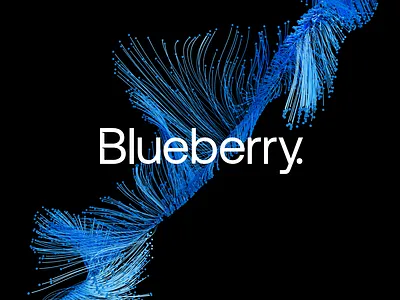 Blueberry • Visuals for broker 3d design brand graphics brand identity brand visual corporate identity finance fintech particles trading