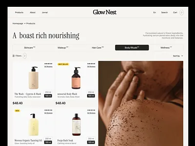 Beauty website beauty detils page beauty ecommerce design beauty online store website beauty product design beauty website cosmatic website cosmatic website design landingpage modran online store product page skincare skincare design skincare ecommerce website skincare product design ui uiux ux