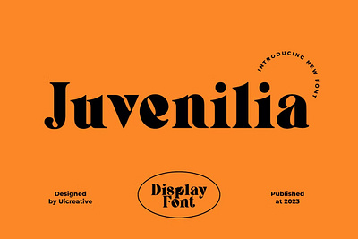 Juvenilia Modern Display Serif Font font fonts typography