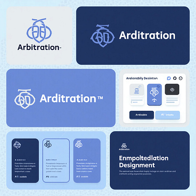Arbitration branding graphic design logo motion graphics ui