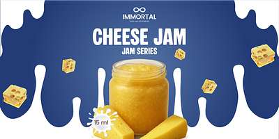 Immortar JamFlavours Vape Juice - Branding and Packaging branding design graphic design vector