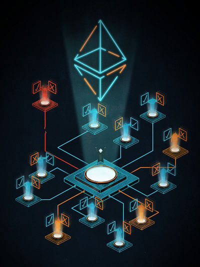 Ethereum - DAO illustration crypto graphic design illustration web