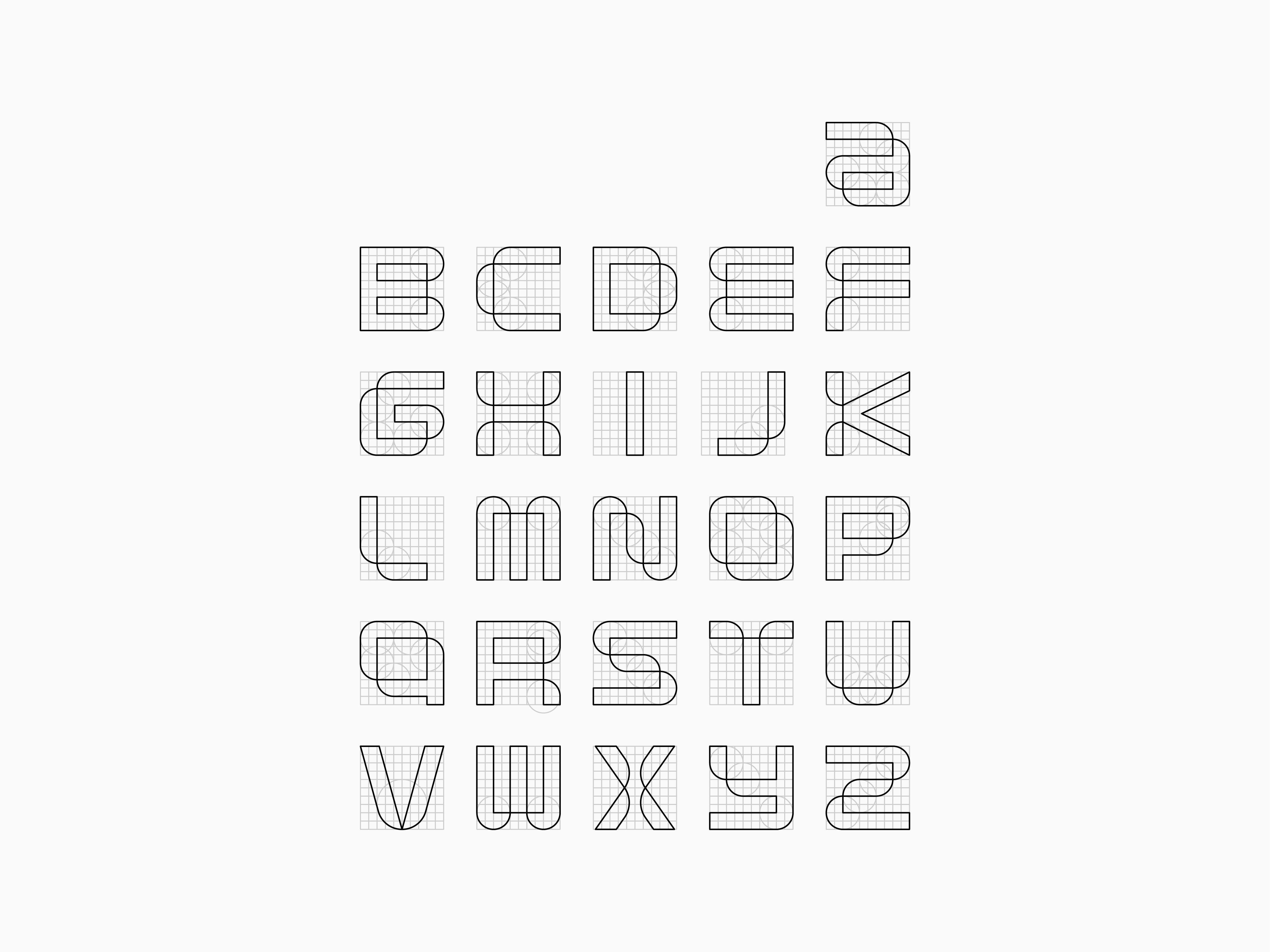 Letterform exploration from the Snap-ee wordmark development. alphabet font graphic design lettering logo logo design snap ee type type design typeface typography visual identity