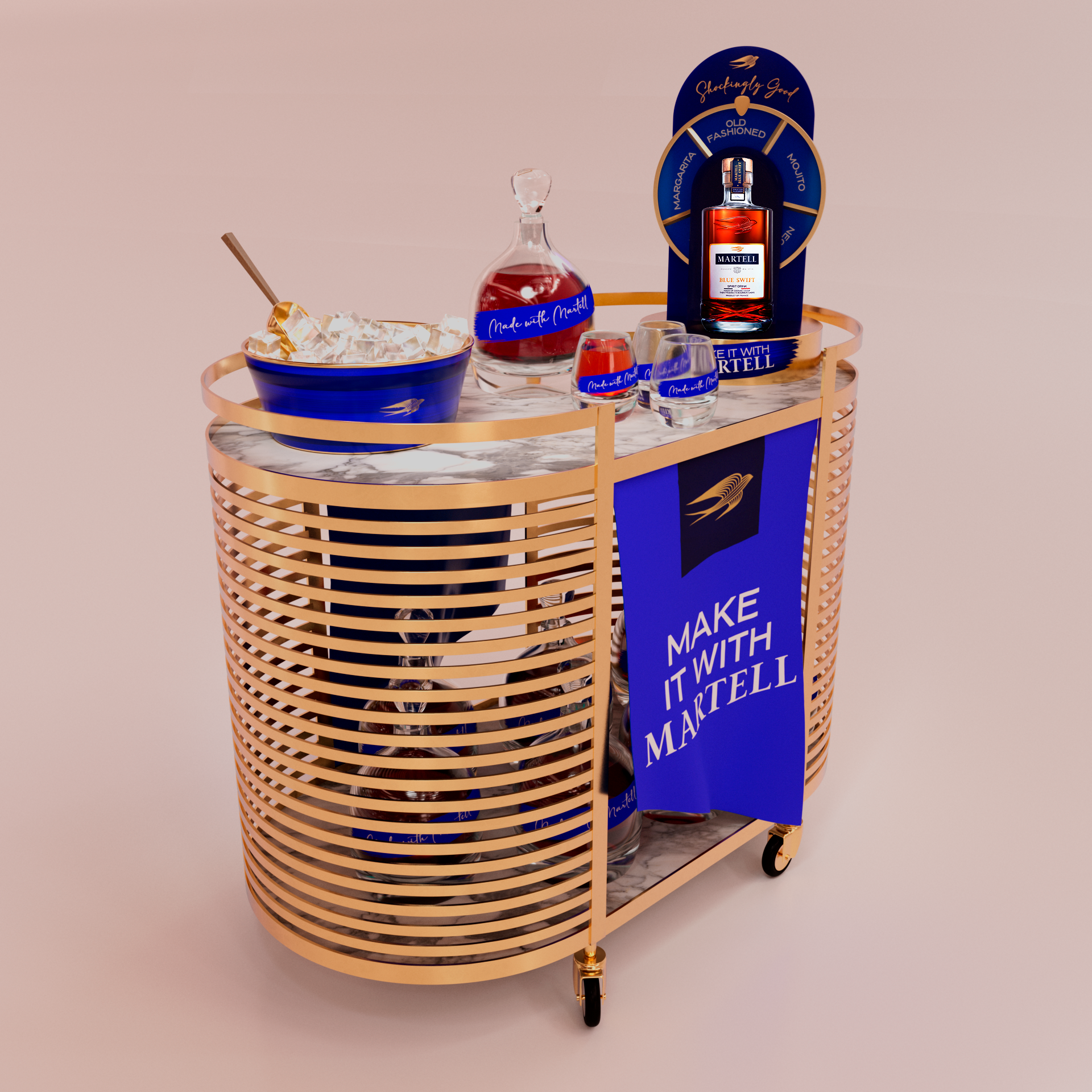 Martell Cognac Brand Book Assets 3d brand guide branding houdini insitu mood boards no retouching redshift