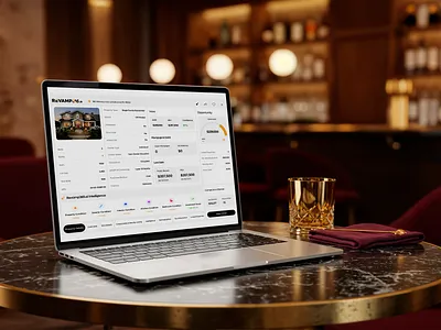Real Estate Intelligence Dashboard UI/UX Design dashboard figma landing page product design saas ui uiux ux website design