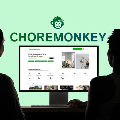 ChoreMonkey | Home Service Platfrom | UI/UX Case Study accessibility brand identity creative strategy design thinking digital experience human centered design interaction design mobile app design motion design product design prototyping responsive design uiux design usability user experience user interface user research visual design web design wireframing