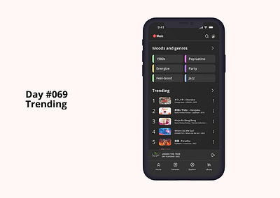Day 69 Trending - Daily UI Challenge dailyui ui