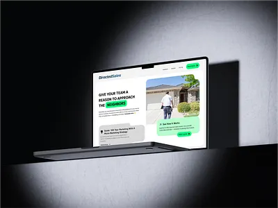 Directed sales landing page figma design figma website landing page sales landing page ui ui design ui ux