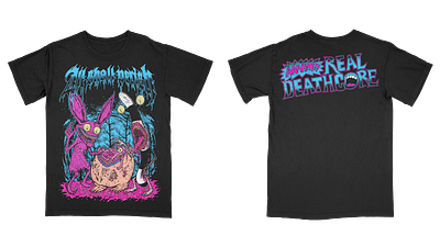 All Shall Perish "Ahh Real Deathcore" all shall perish band merch band merch design deathcore deathcore merch design design illustration merch design metal shirt design