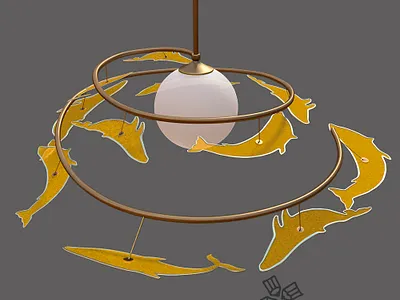 Лампа, программы: Maya, Substance painter, uv layout. 3d ui