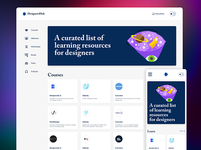 Designers Hub figma ui webflow