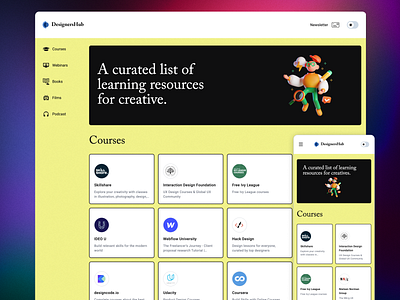 Designers Hub figma ui webflow