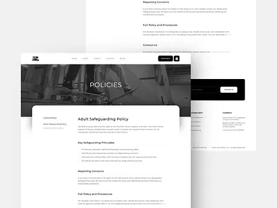 Articles - Vanilla Full Stack Implementation article articles board boarding clean modern page policies policy skate ui ux website