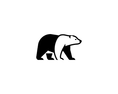 Minimalist polar bear logo ( unused for sale ) animal bear brand branding design elegant fashion icon identity illustration logotype mark mascot modern logo negative space negativespace polar bear polar bear logo vector
