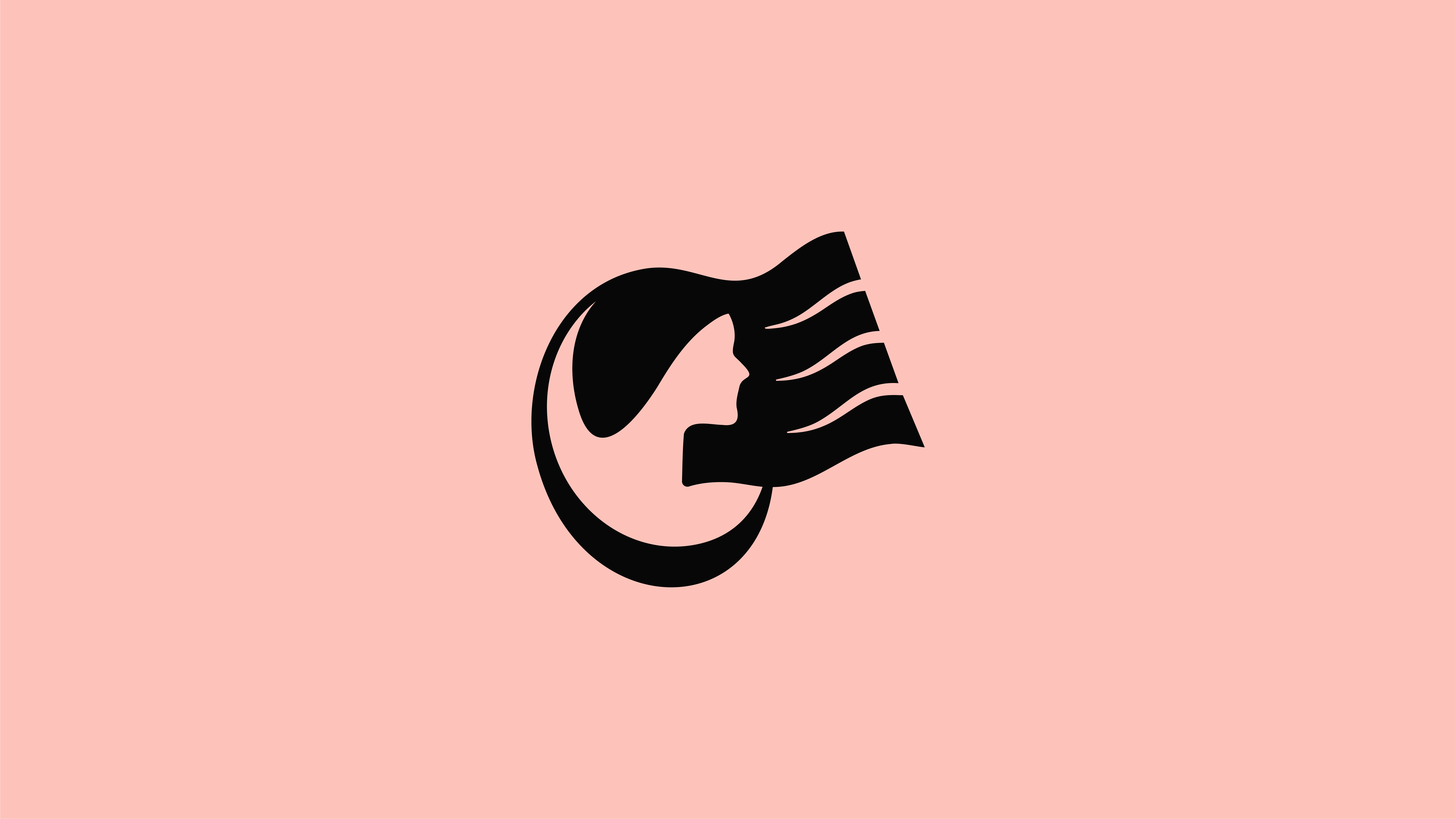 DOU - Beauty Products & Hair Salon beauty branding business design graphic design hair libya logo salon woman