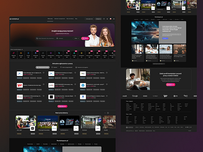 🌙 rocketjobs.pl – Dark Mode Design careerplatform cleandesign darkmode findajob homepage jobboard jobplatform jobportal productdesign uidesign uxdesign webdesign websitedesign workplatform