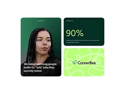 Minimal Adaptation — CareerBee branding design ui ux