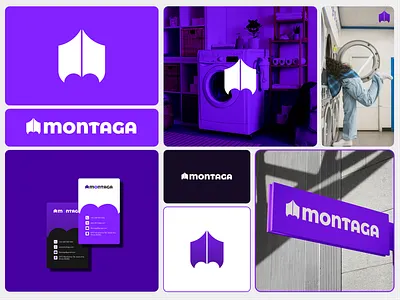 Montaga - Corporate Brand Identity Design brand guidelines branding graphic design logo logo design ui