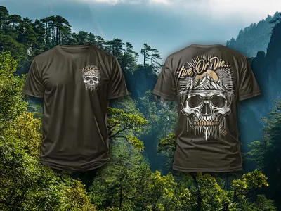 Live Or Die - TShirt Design apparel design clothing line design custom illustration illustration streetwear design streetwear tshirt t shirt design tshirt design vector