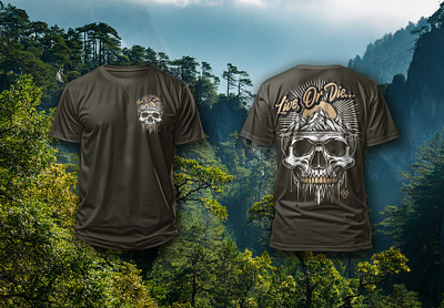 Live Or Die - TShirt Design apparel design clothing line design custom illustration illustration streetwear design streetwear tshirt t shirt design tshirt design vector