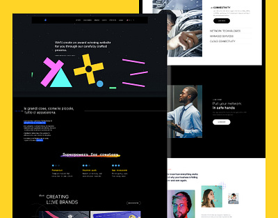 Creative Website Design 3d animation app branding design graphic design illustration logo mobile app motion graphics ui ux website