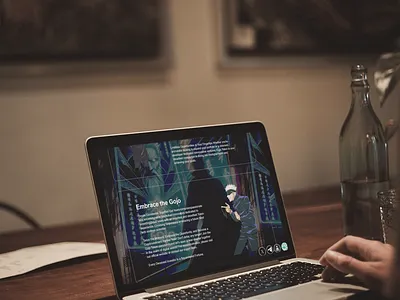 Gojo Themed UI Design figma product ux uı webflow
