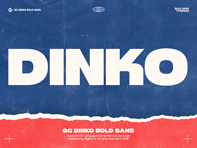 GC DINKO - Bold Sans bold branding design display elegant font font glyph glyphonic graphic design logo logotype magazine modern poster retro sans stylish typeface typography vintage